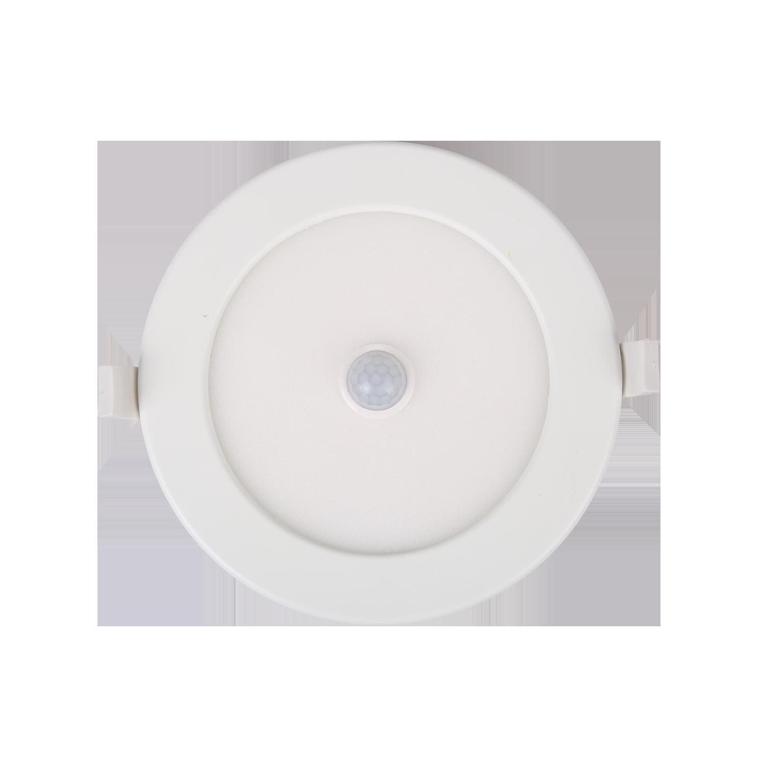 Podtynkowy okrągły downlight LED z czujnikiem 12W Światło białe