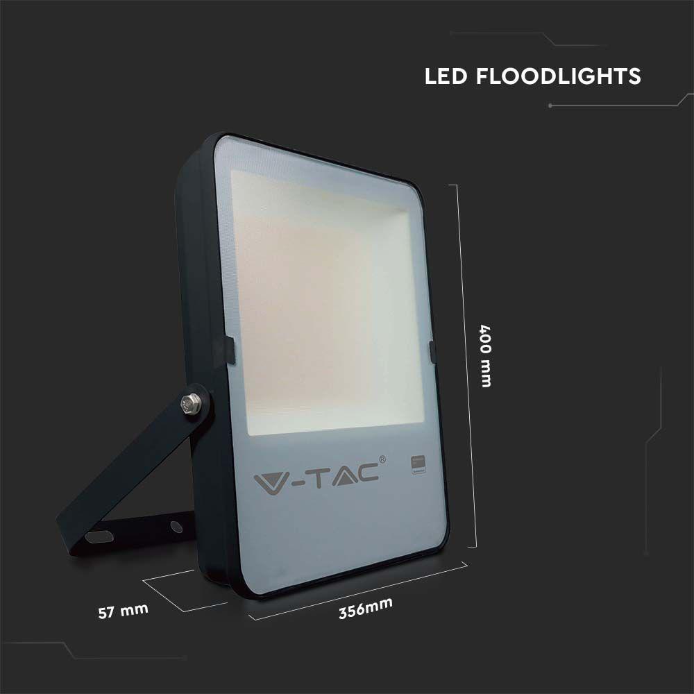 VT-302 200W LED FLOODLIGHT SAMSUNG CHIP 4000K BLACK BODY 137LM/W