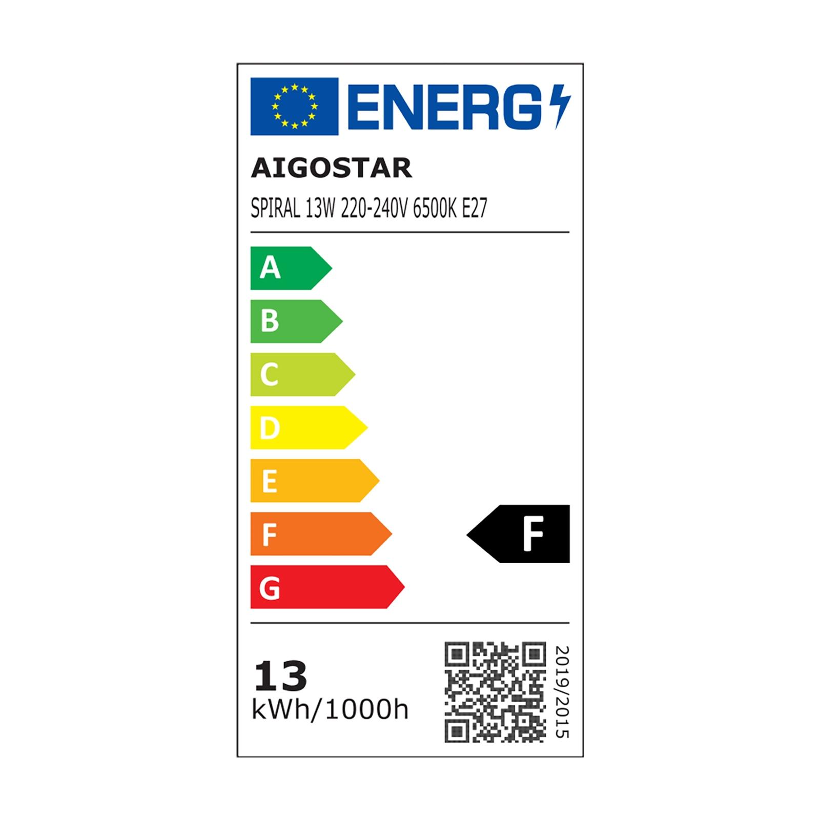 LED E27 13W Spiral tube