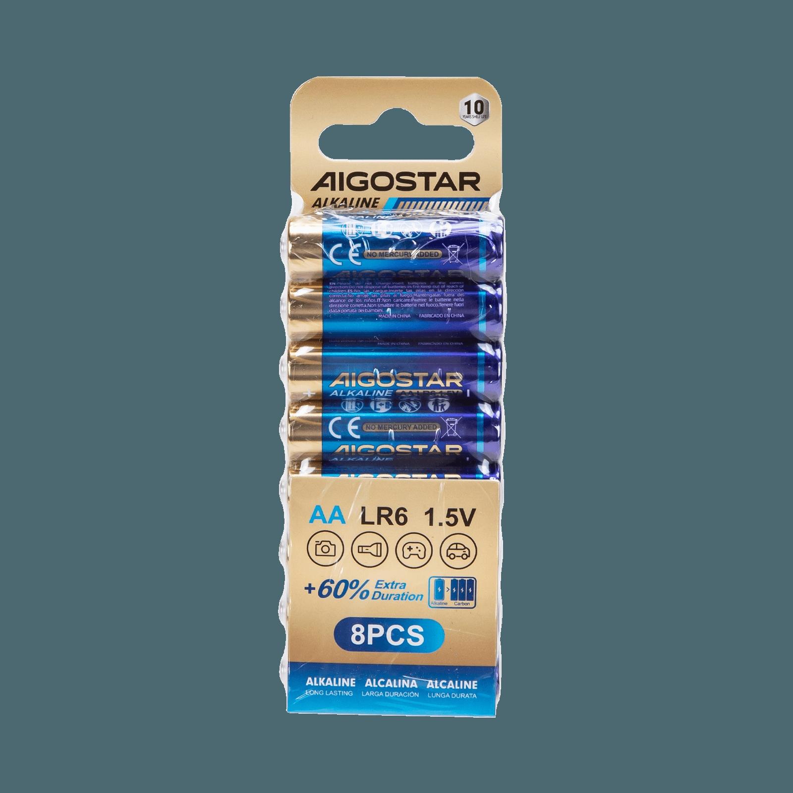 Alkaline battery LR6 AA-8S 1.5V 8pcs