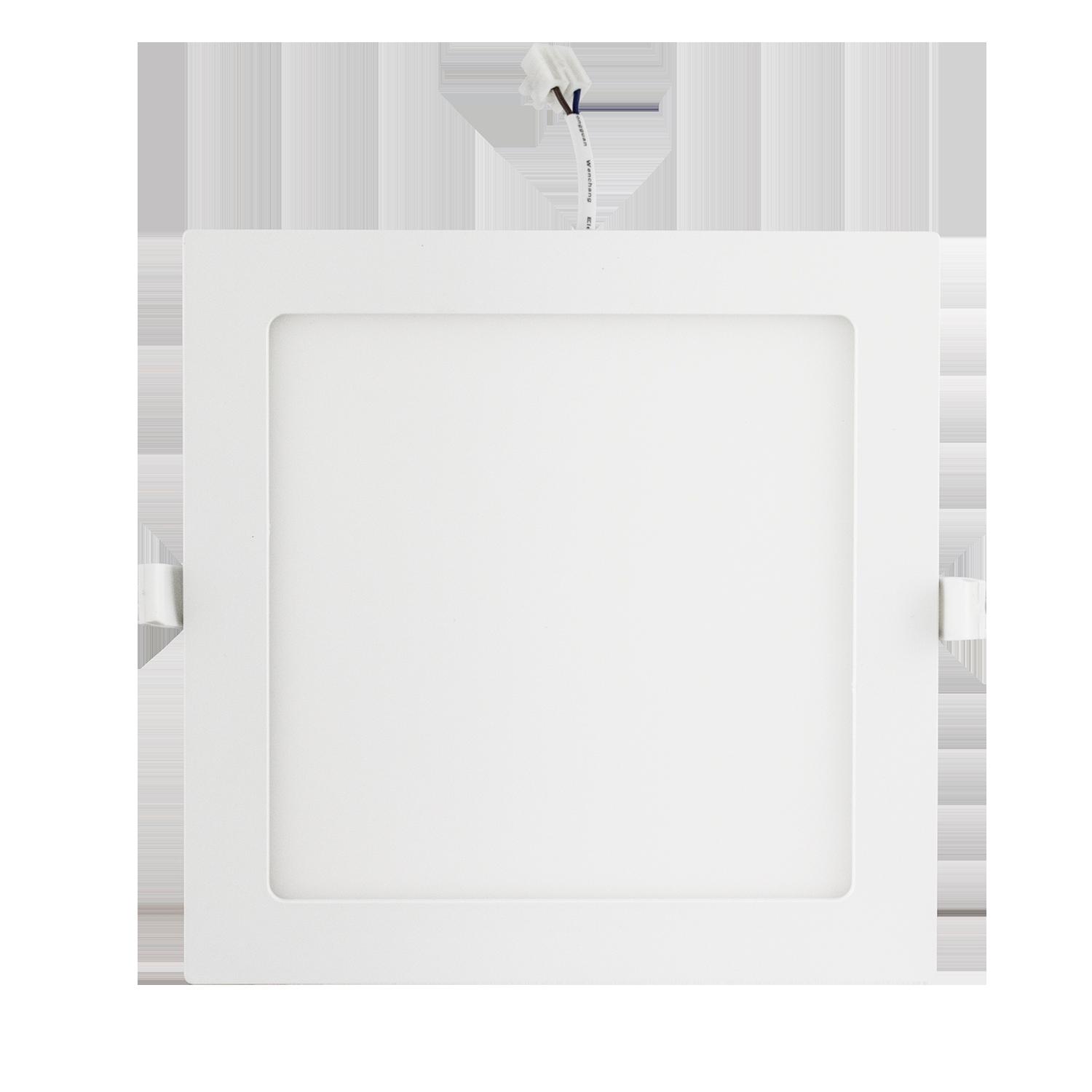 E6 LED Ultra-thin Flush-mounted Square Downlight 16W White Light