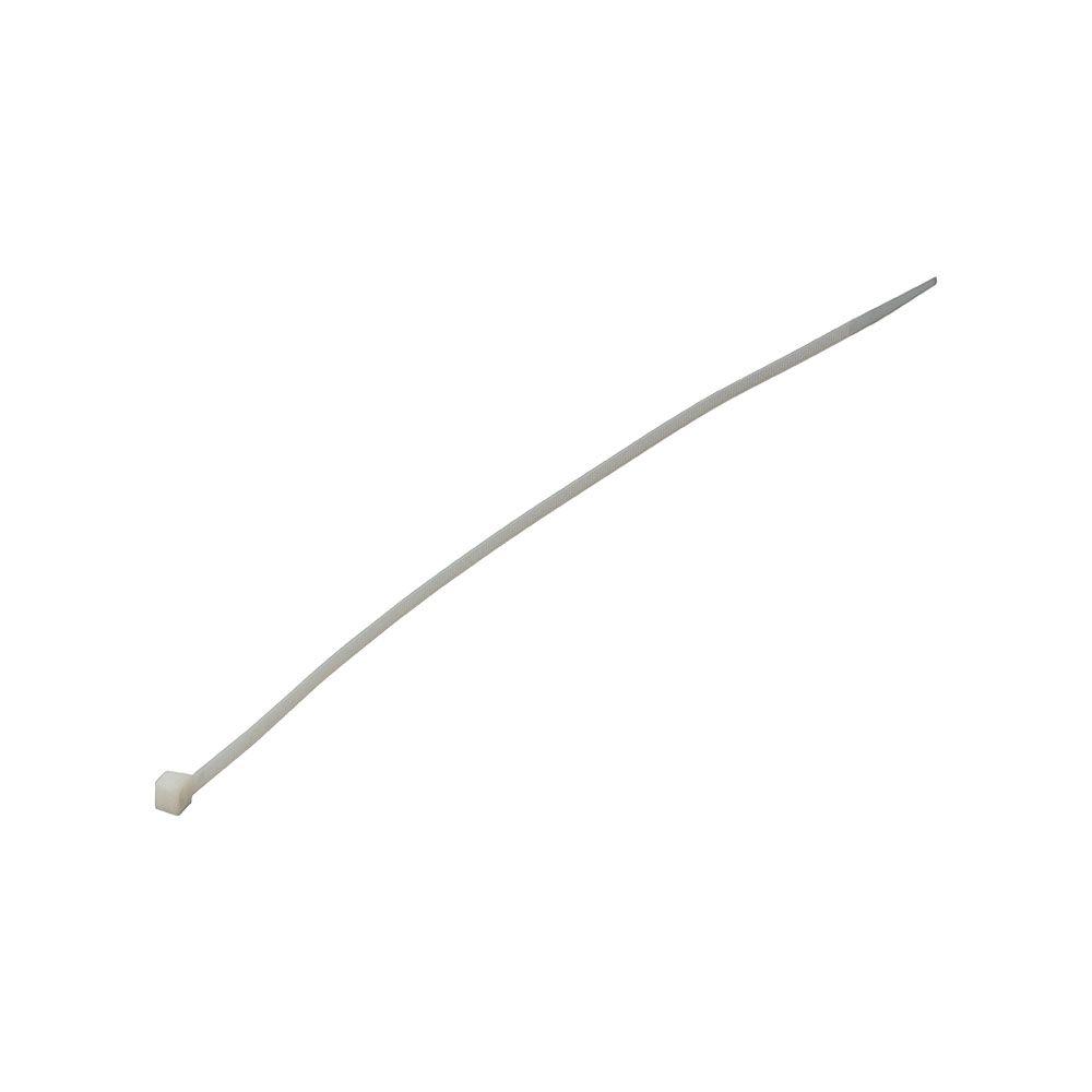 CABLE TIE 3.5*200mm WHITE (FLAMABILITY MATERIAL RATING - UL94-V2) 100PCS/PACK