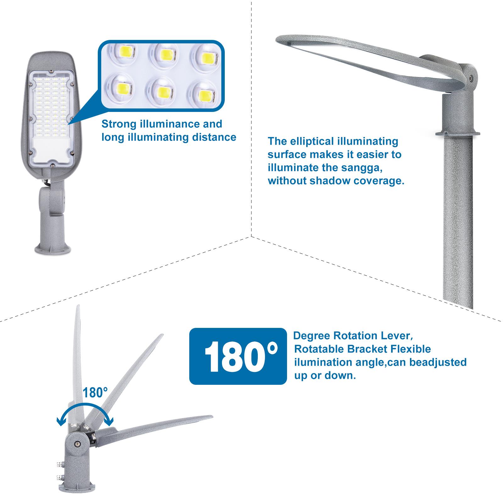 Lampa uliczna/Street Light slim DOB LED 100W 6500K