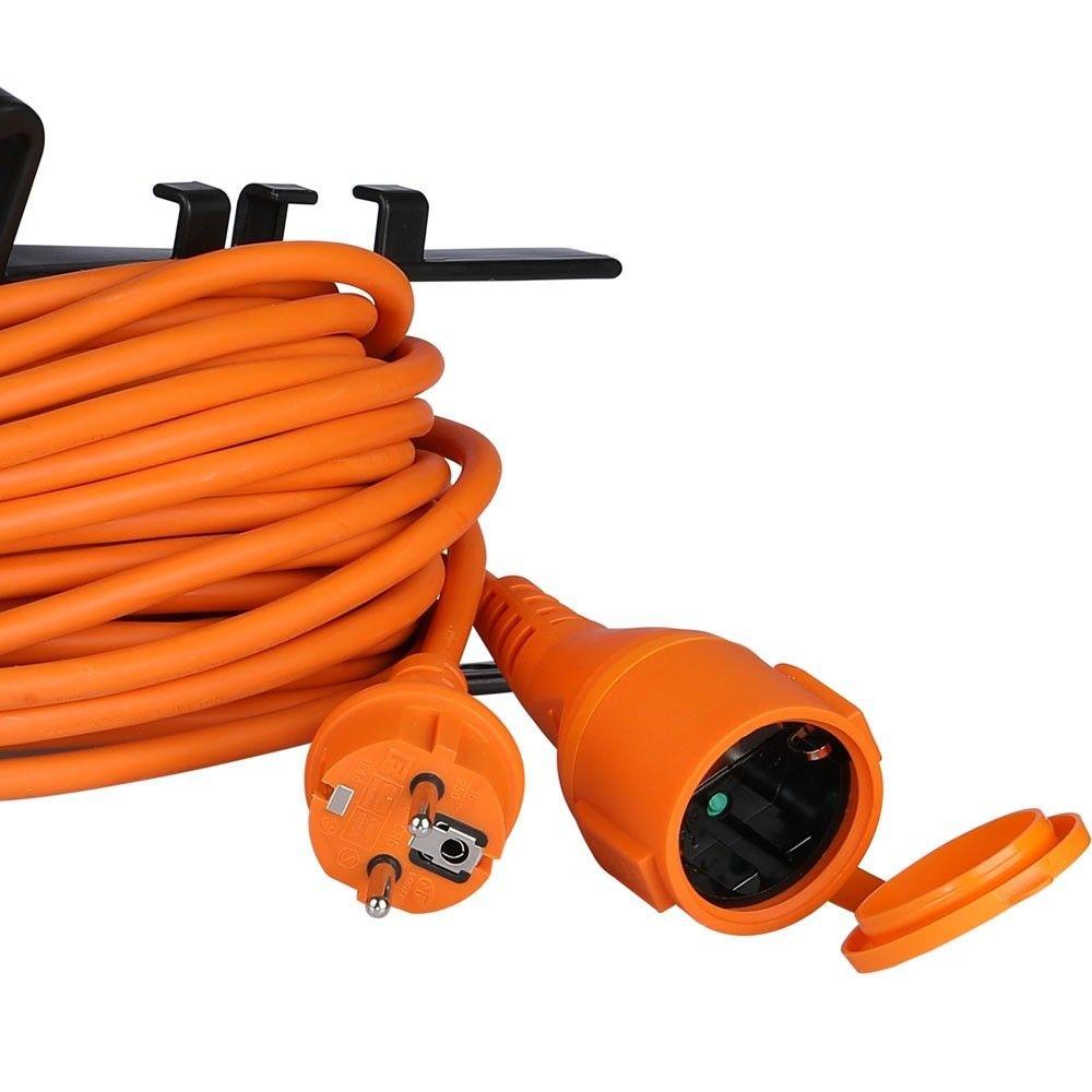 Garden extension cable 1 GN. 16A, 3x1.5 X 30M, Orange, VTAC, SKU 8815