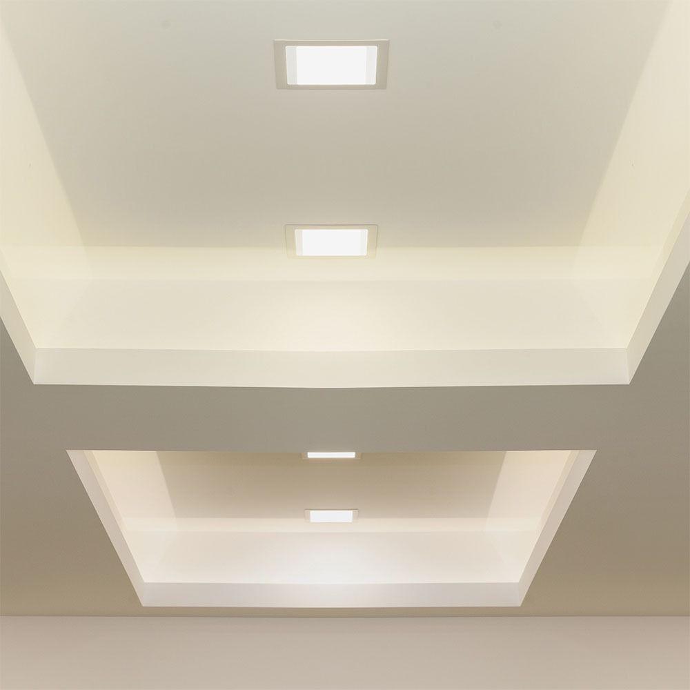 6W Panel LED, Barwa:3000K , Kwadratowa, VTAC, SKU 4738