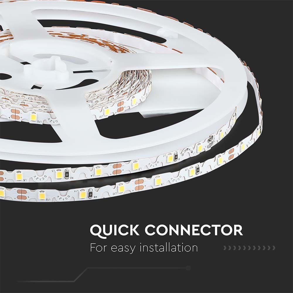 VT-2835 60 5W/M LED STRIP LIGHT S SHAPE 6400K 12V IP20 (5M/ROLL)(PRICE PER M)