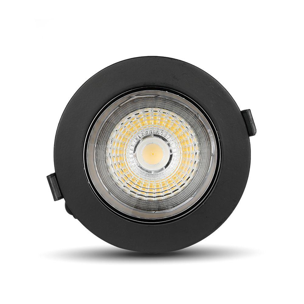 30W Reflektor COB Downlight, Chip SAMSUNG, Barwa:4000K, Obudowa: Czarna, VTAC, SKU 2120058