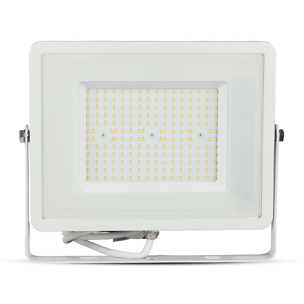 100W Naświetlacz LED SMD, Chip SAMSUNG, Barwa:4000K, Obudowa: Biała , Wydajność: 120lm/w, VTAC, SKU 768