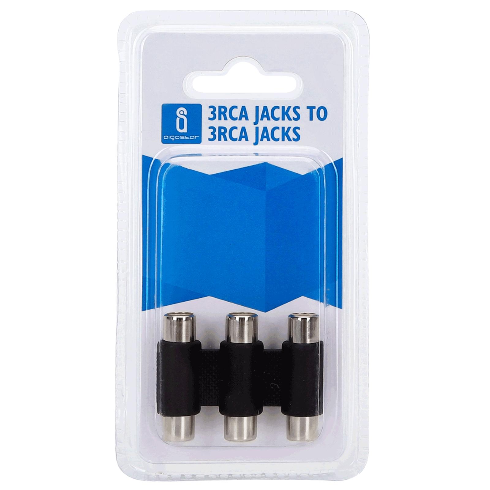 Audio/Video 3RCA Jack na 3RCA Jack czarny