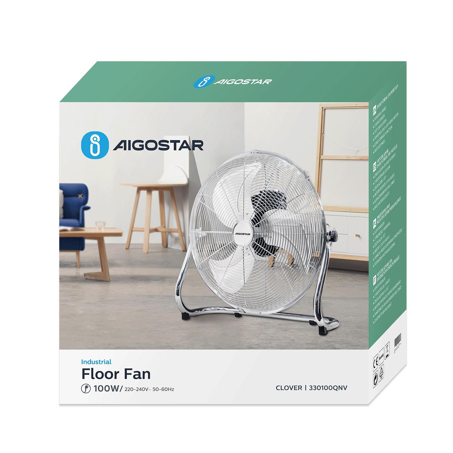 Industrial floor fan