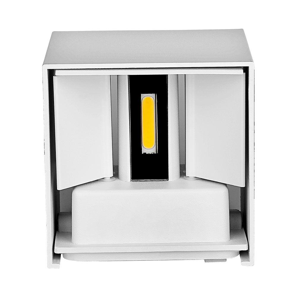 VT-759 6W LED UP-DOWN WALL LIGHT WITH BRIDGELUX CHIP 3000k WHITE-SQUARE