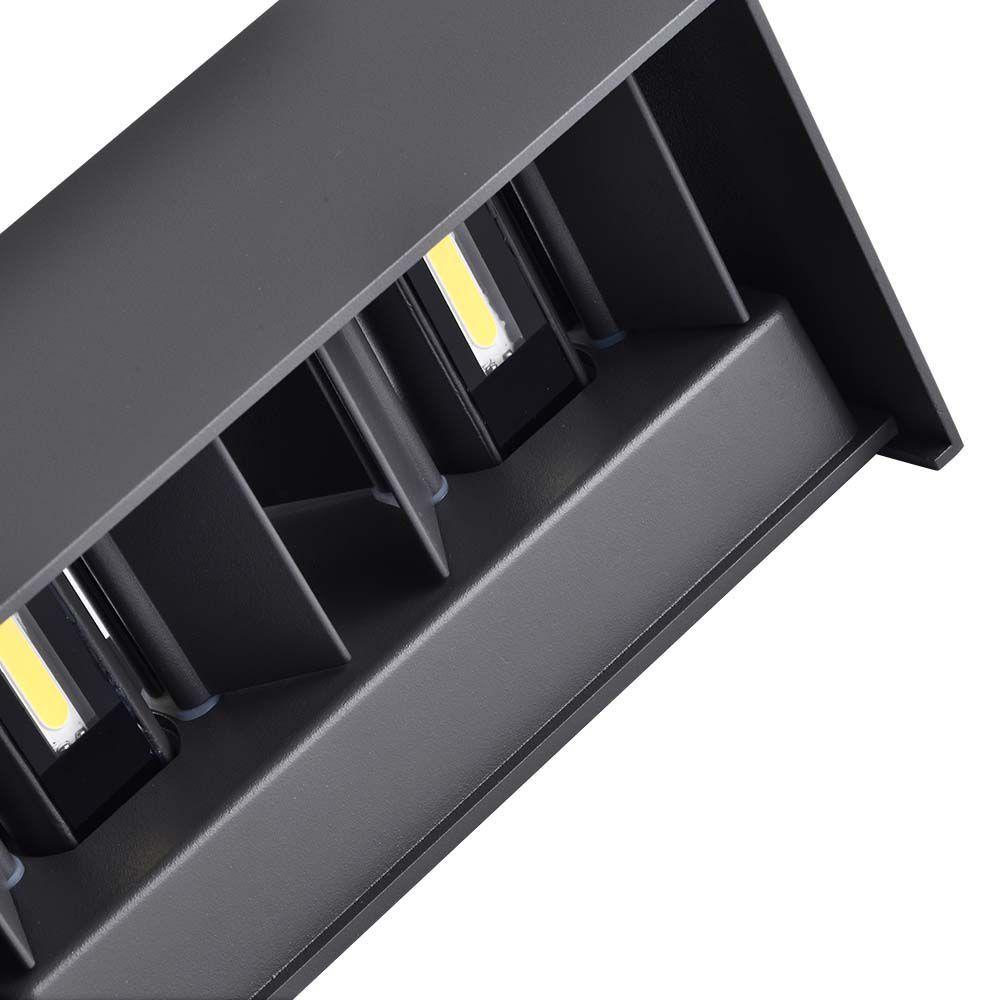 VT-8125 24W LED WALL LIGHT 3000K BLACK BODY