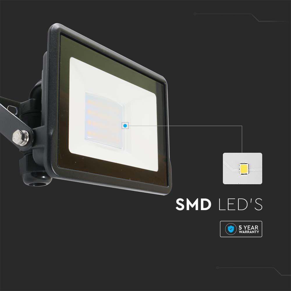 VT-128 20W LED FLOODLIGHT SAMSUNG CHIP DIRECT CONNECTION 3000K BLACK BODY