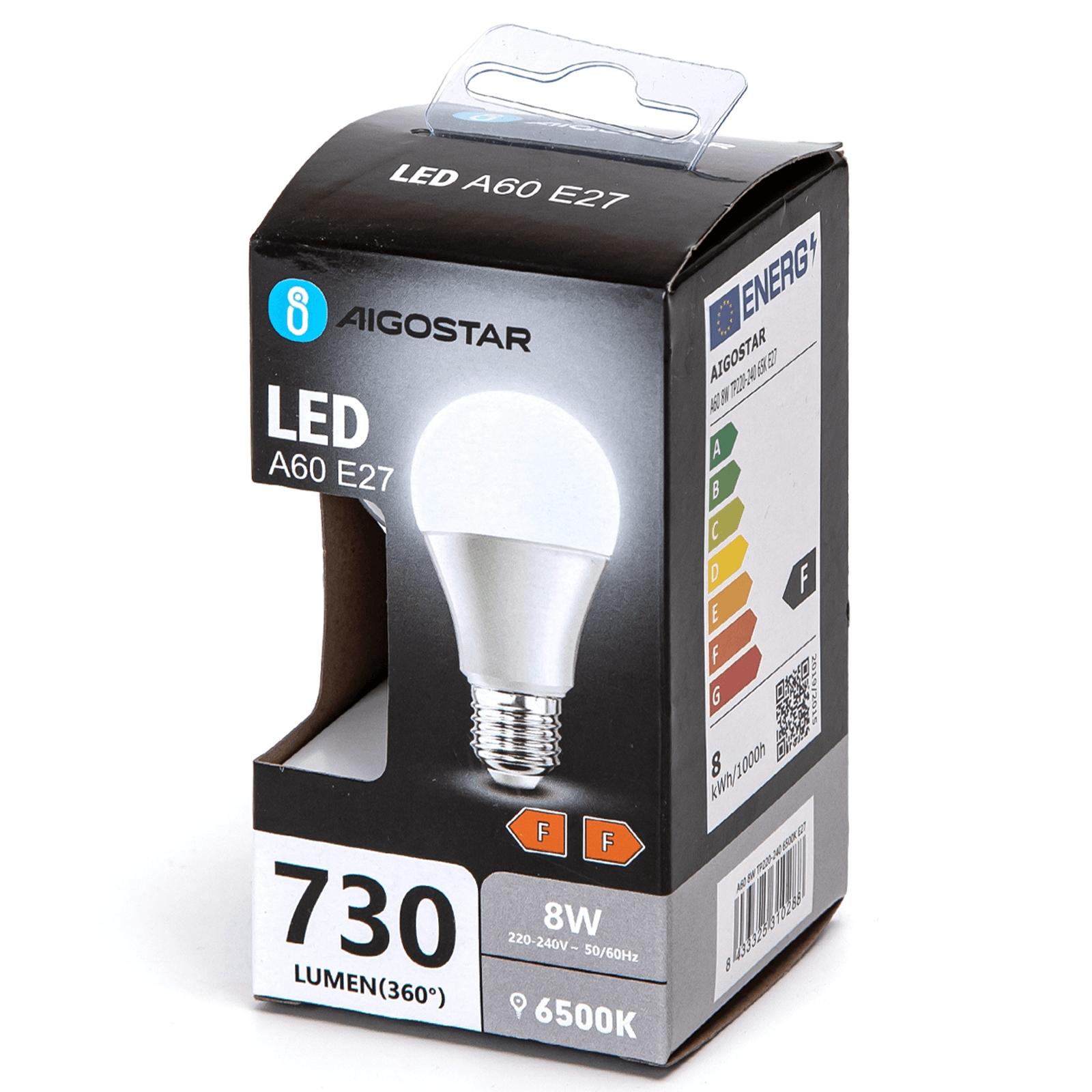 LED E27 A60 8W