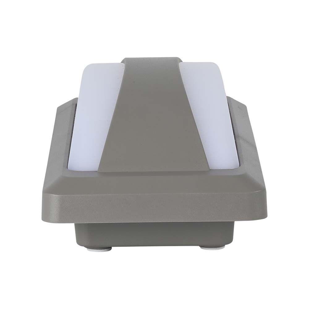 VT-8058 12W LED BULKHEAD SOFTLIGHT 3000K GREY BODY