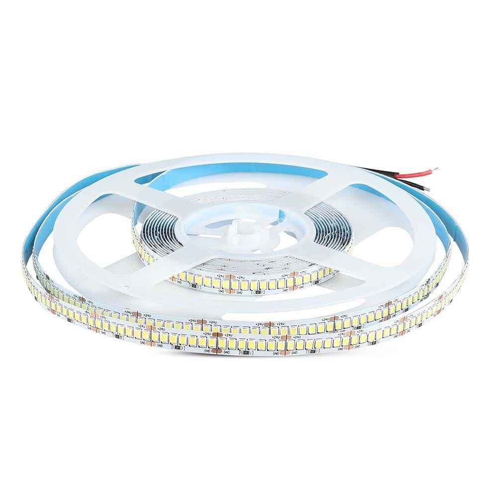 18W Taśma LED, Barwa:3000K, IP20, Zasilanie: 24V, Rolka:5m, VTAC, SKU 212599