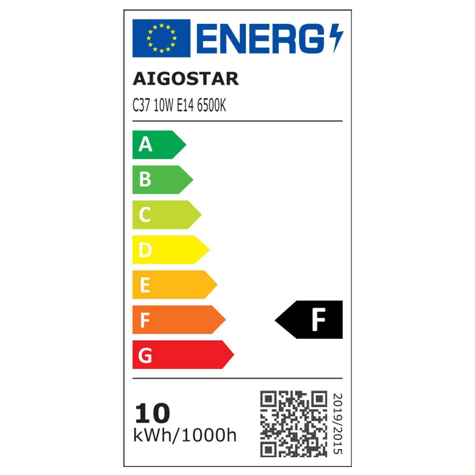 LED A5 C37 E14 10W 6500K/DOUBLE