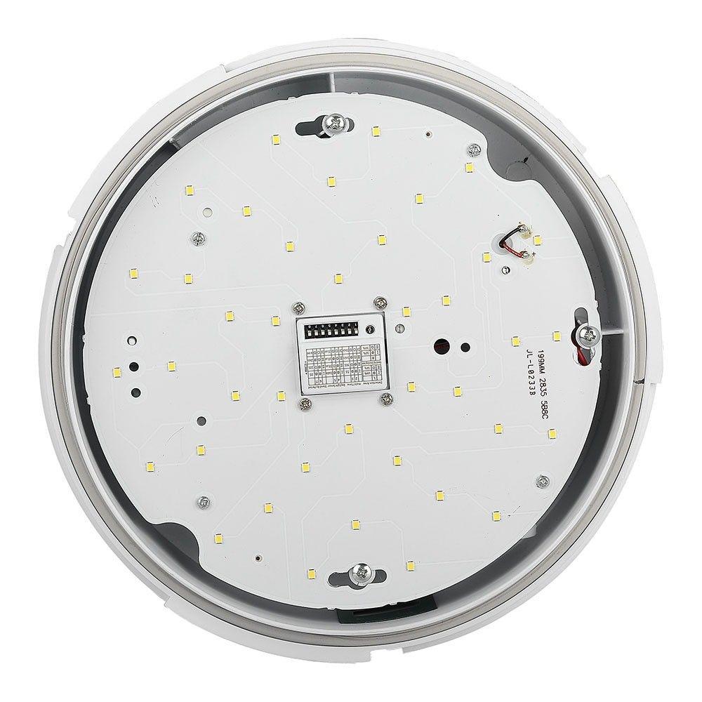 VT-12 10W FULL ROUND DOME LIGHT(EMERGENCY BATTERY+SENSOR) SAMSUNG CHIP 4000K