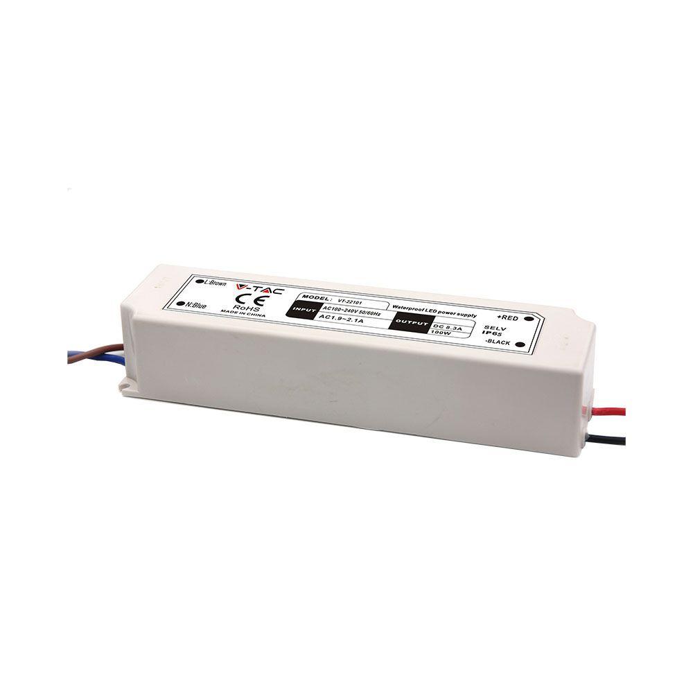 VT-22101 100W LED PLASTIC SLIM POWER SUPPLY 12V IP65