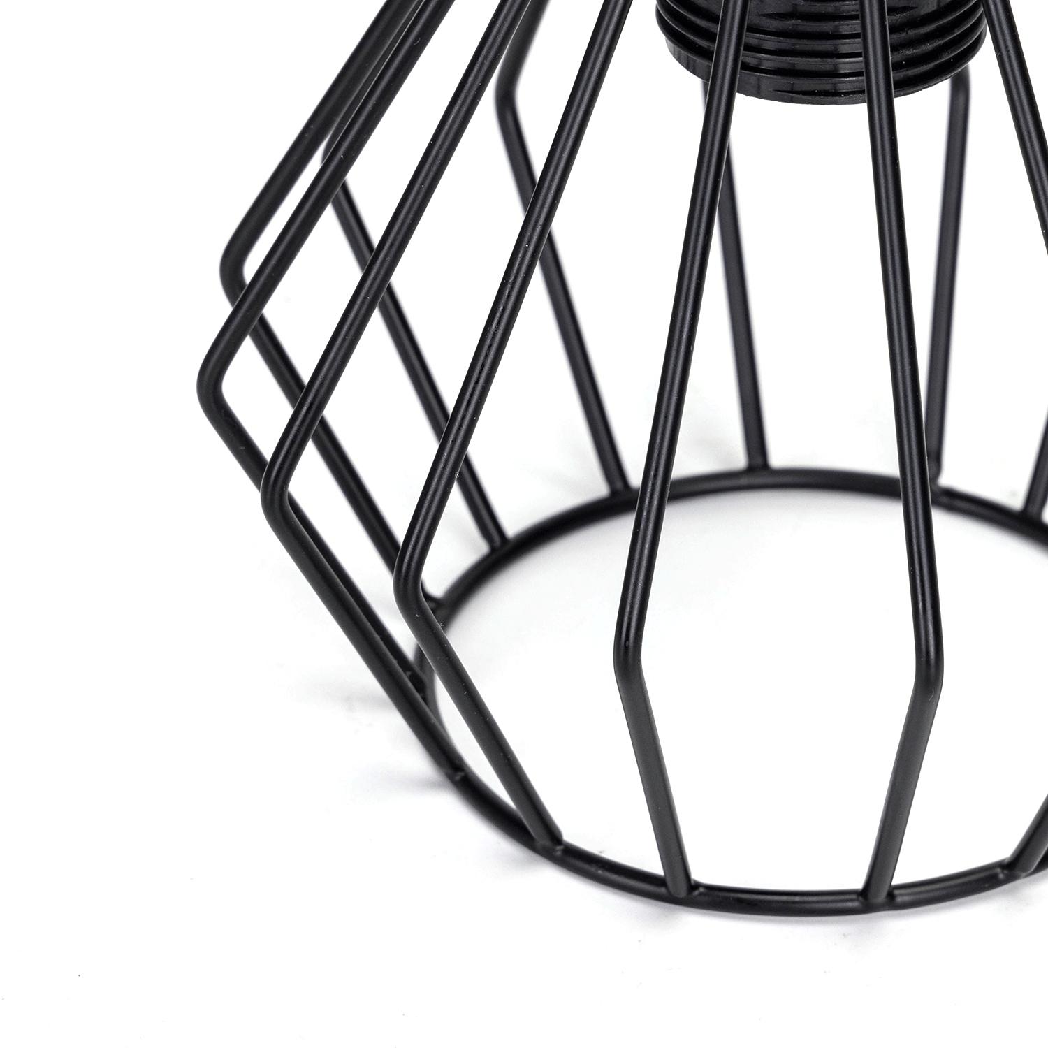 Metal wall light black (without light source) E27