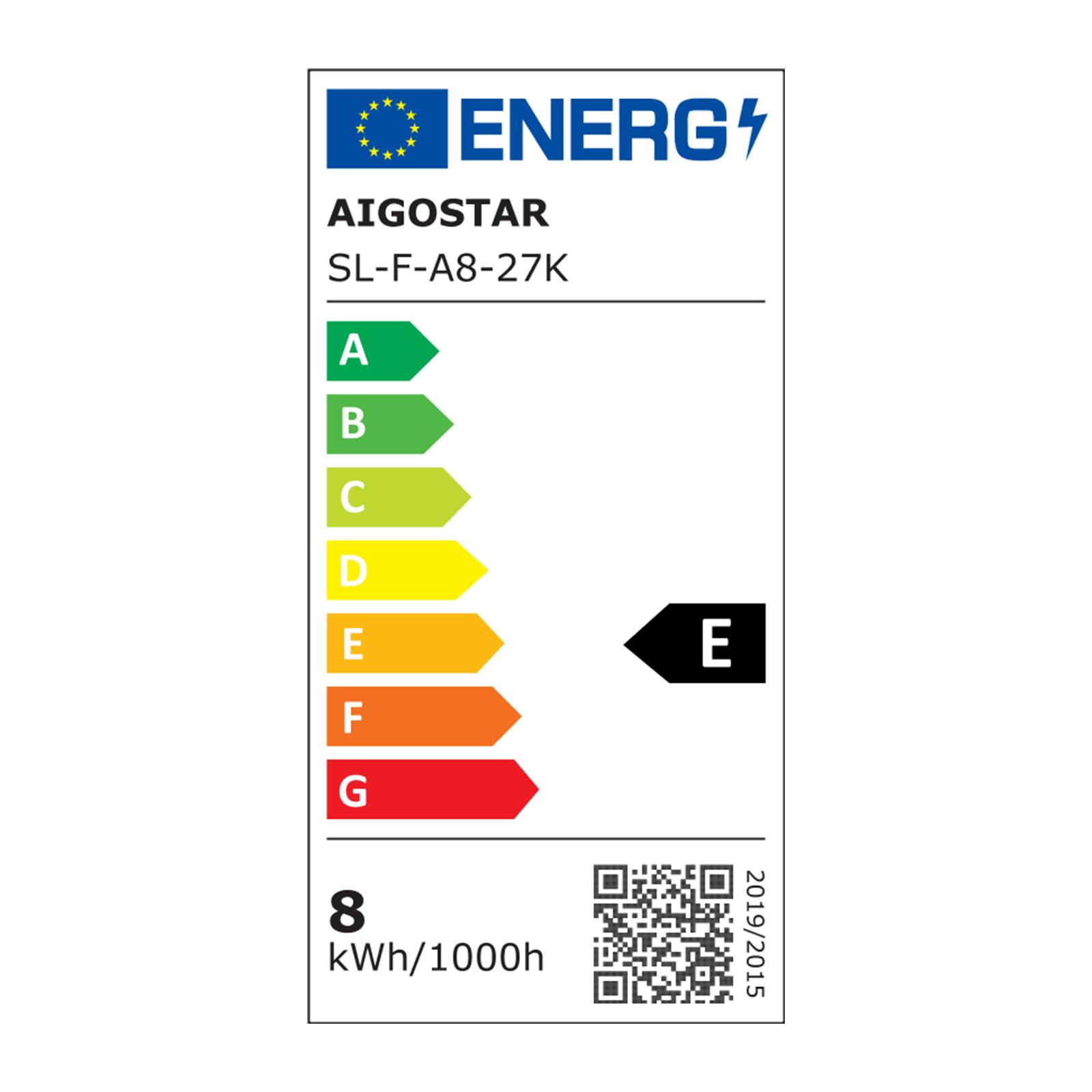 LED E27 A60 8W Warm Light