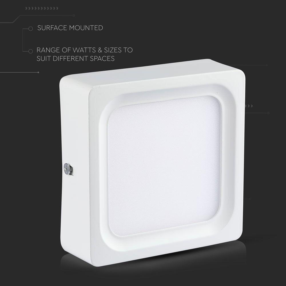 15W Panel LED , Barwa:3000K , Kwadratowa, VTAC, SKU 4808