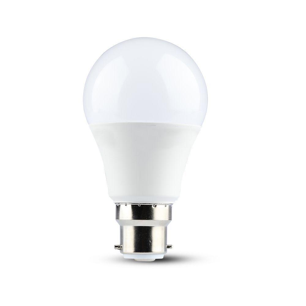 VT-229 8.5W A60 PLASTIC BULB SAMSUNG CHIP 3000K B22