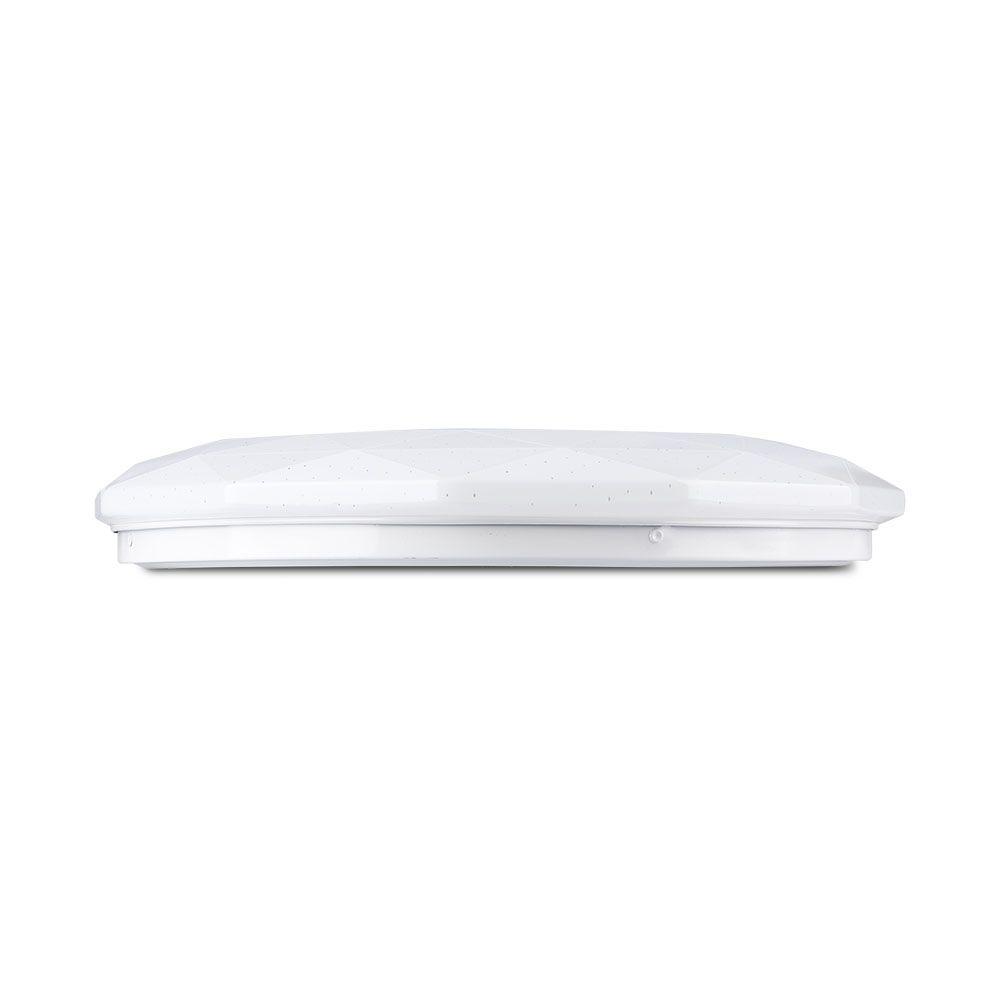 VT-8557 LED 30W/60W/30W DESIGNER DOMELIGHT CCT WITH REMOTE (DIMMABLE) DIAMOND COVER