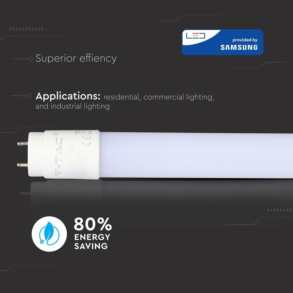 VT-121 18W T8 NANO PLASTIC TUBE-NON ROTATABLE(120CM) SAMSUNG CHIP 4000K