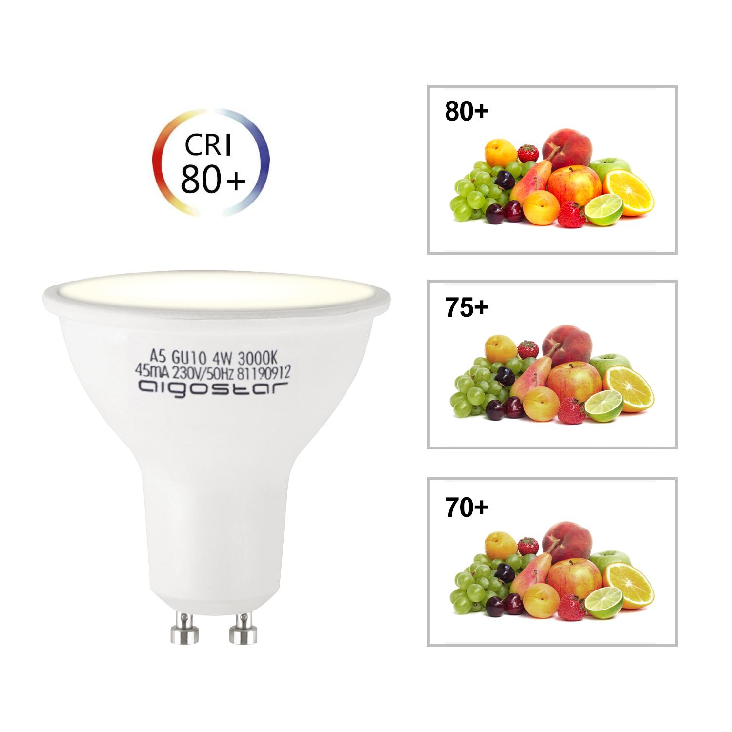 LED GU10 4W Ciepłe światło