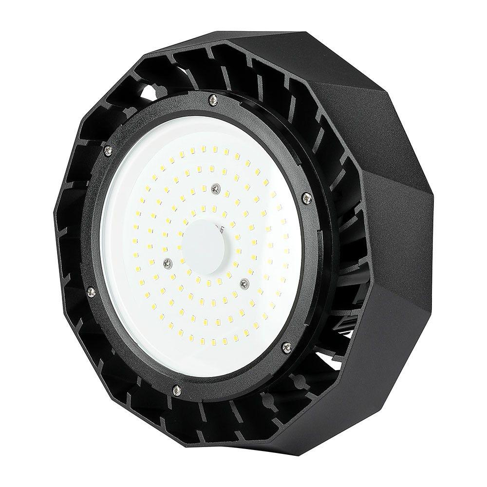 100W HIGHBAY ( Zasilacz SAMSUNG ), Barwa:4000K, Obudowa: Czarna, Wydajność: 120lm/w, VTAC, SKU 577