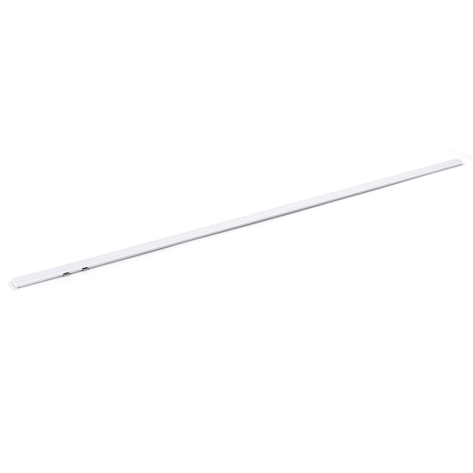 Flush-mounted LED strip channel, 1m, white