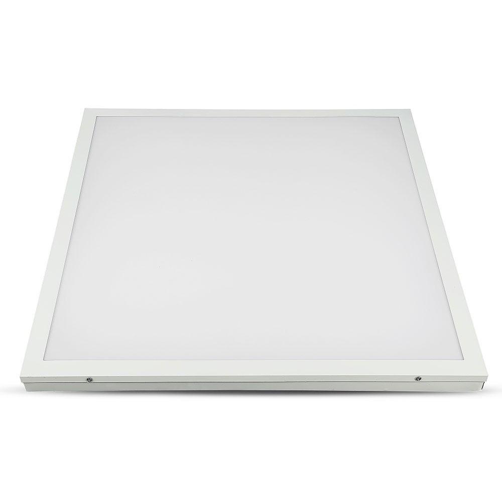 VT-6142-1 40W LED BACKLIT PANEL 600x600MM 2IN1(SURFACE/RECESSED) 4000K 6PCS/PACK