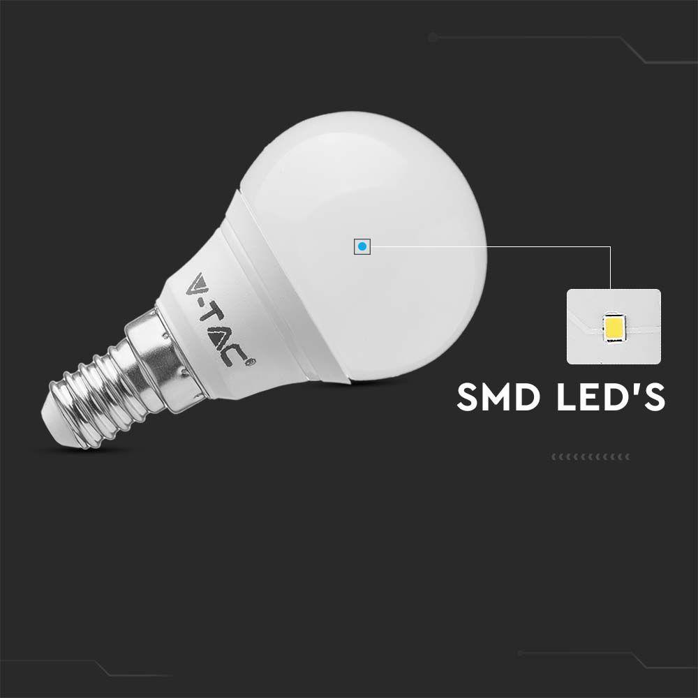 VT-236 4.5W P45 PLASTIC BULB SAMSUNG CHIP 3000K E14