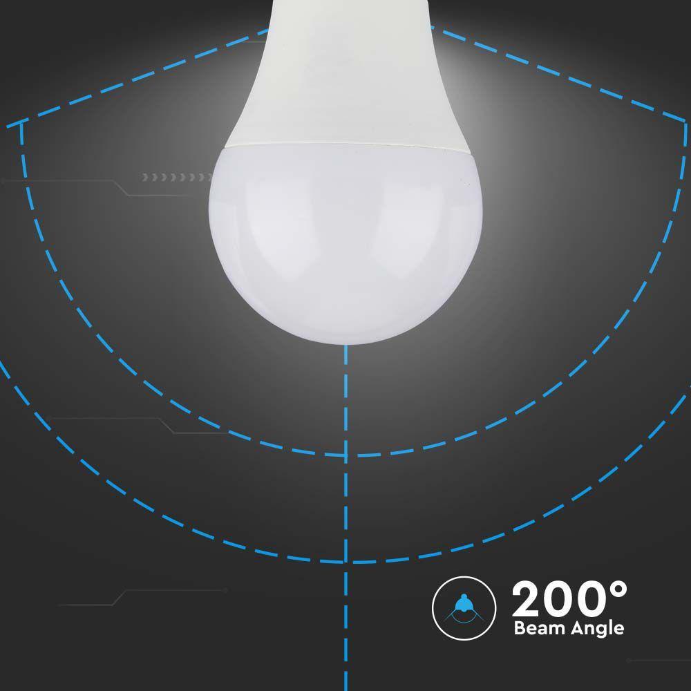 VT-210 8.5W A60 PLASTIC BULB SAMSUNG CHIP 6500K E27