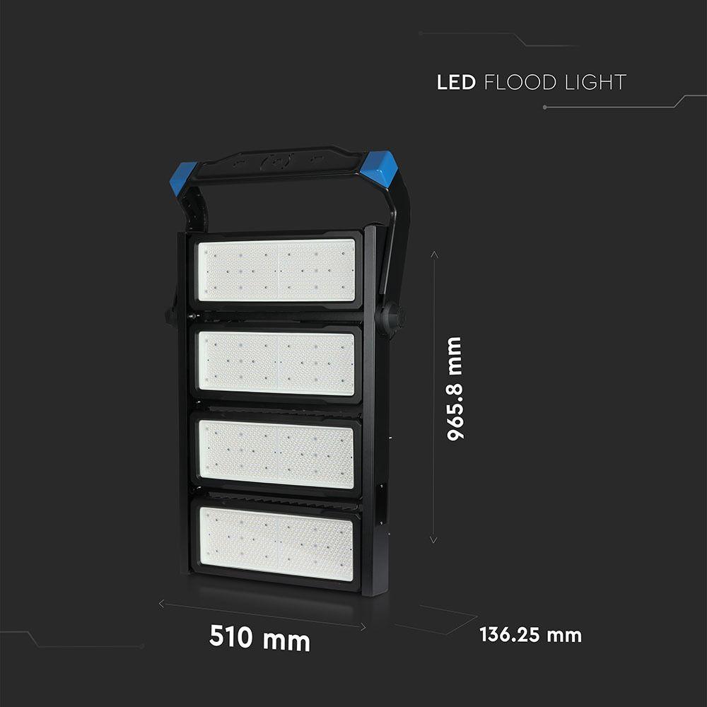 VT-1003D 1000W LED FLOODLIGHT (MEANWELL-DIMMABLE) SAMSUNG CHIP 4000K 120'D (120LM/W)