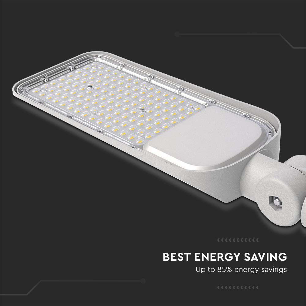 150W Lampa uliczna LED z regulowanym uchwytem, Chip SAMSUNG, Barwa:6500K, Obudowa: Szara , VTAC, SKU 20429