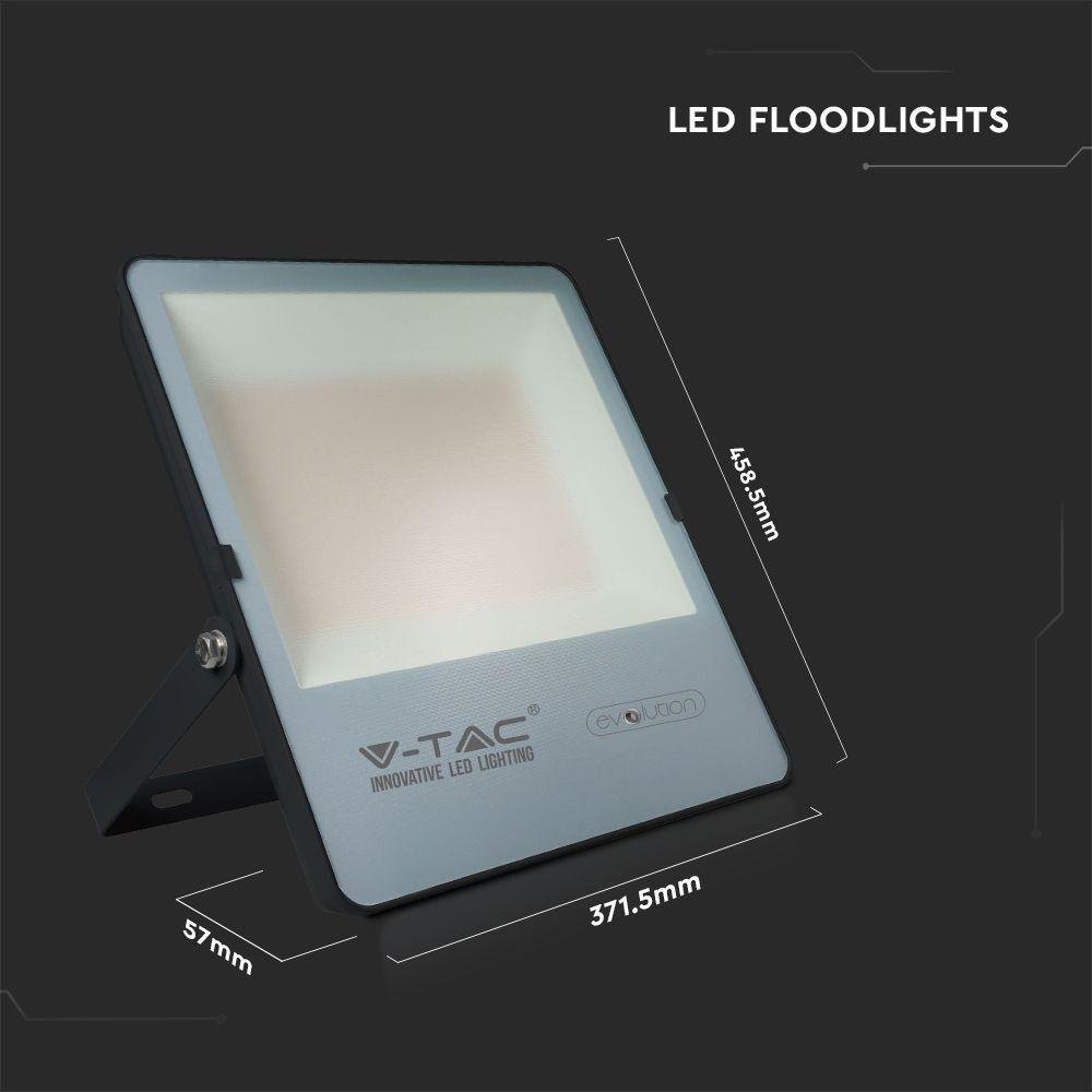 VT-49261 200W LED FLOODLIGHT 6400K BLACK BODY (160LM/W)