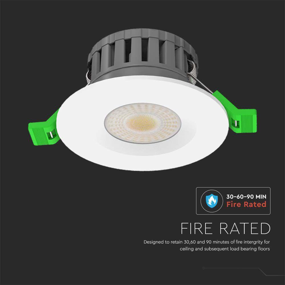 VT-DL0508 5W/8W LED FIRE RATED DOWNLIGHT CCT 4IN1 DIMMABLE