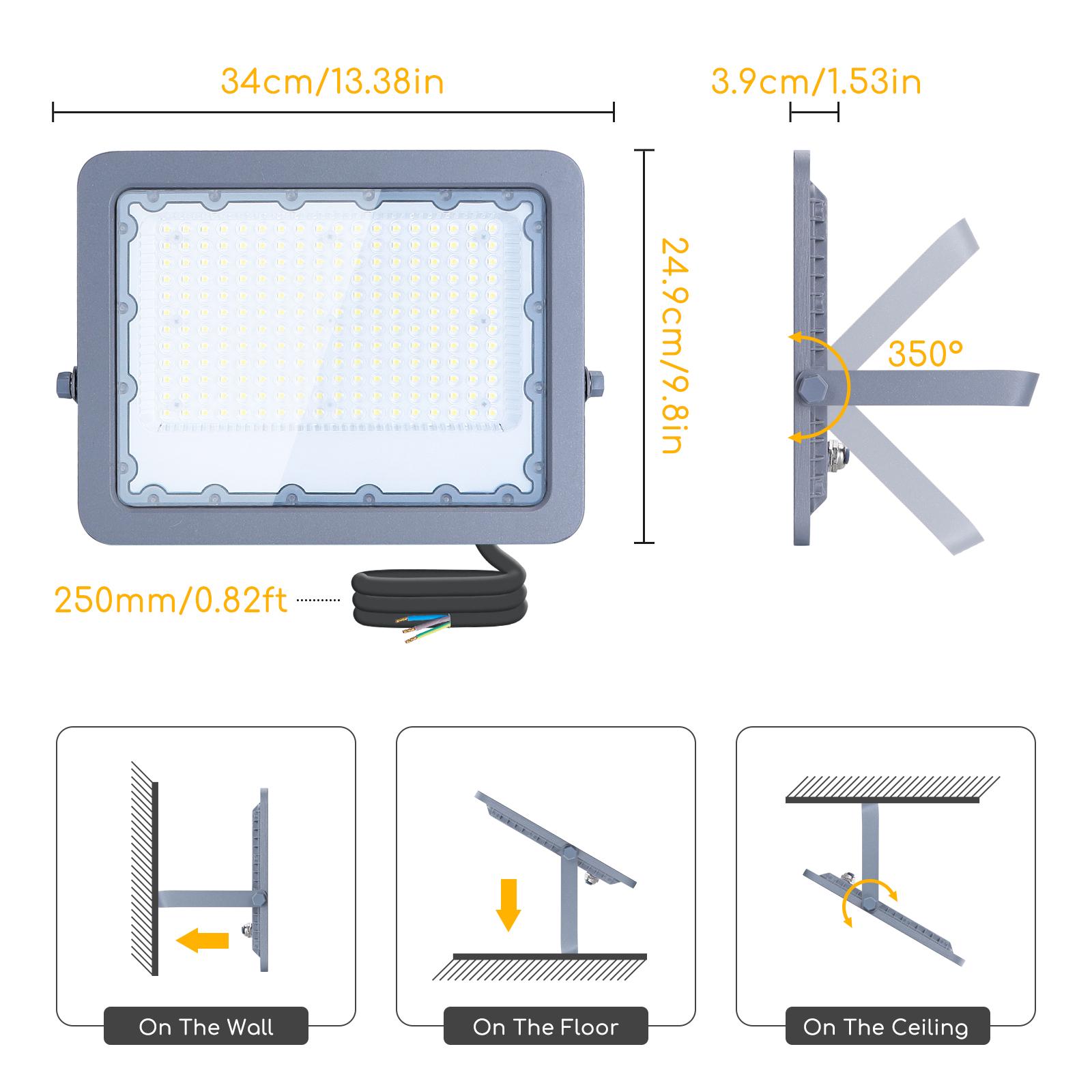 LED Slim Projector 150W