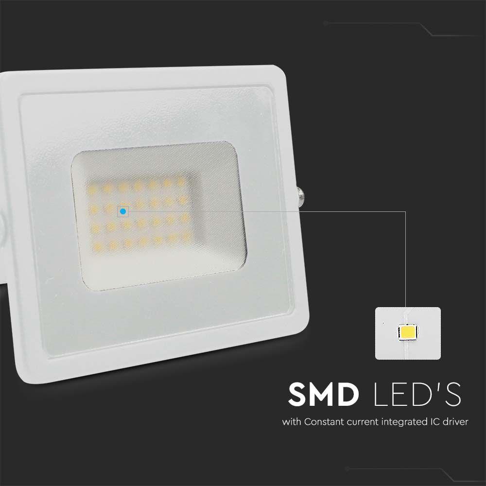 VT-4031 30W SMD FLOODLIGHT 6500K WHITE BODY