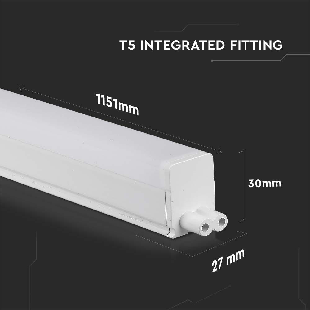 VT-125 16W T5 LED BATTEN FITTING 120CM SAMSUNG CHIP 6500K