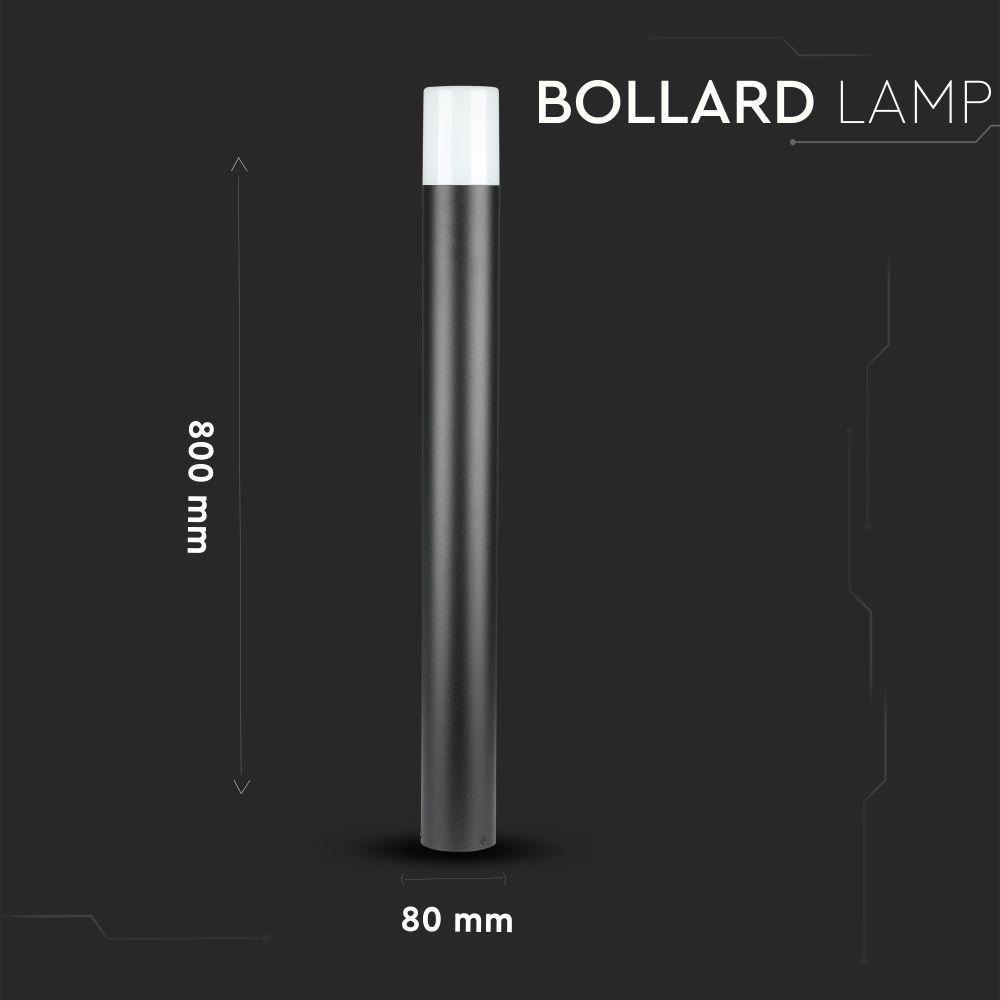 VT-7618 GU10 BOLLARD LAMP,ALUMINIUM BODY -BLACK IP54