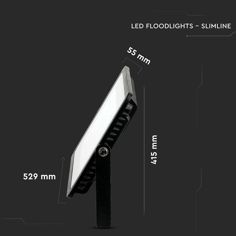 300W Naświetlacz LED SMD, Chip SAMSUNG, Barwa:6400K, Obudowa: Czarna, VTAC, SKU 21423