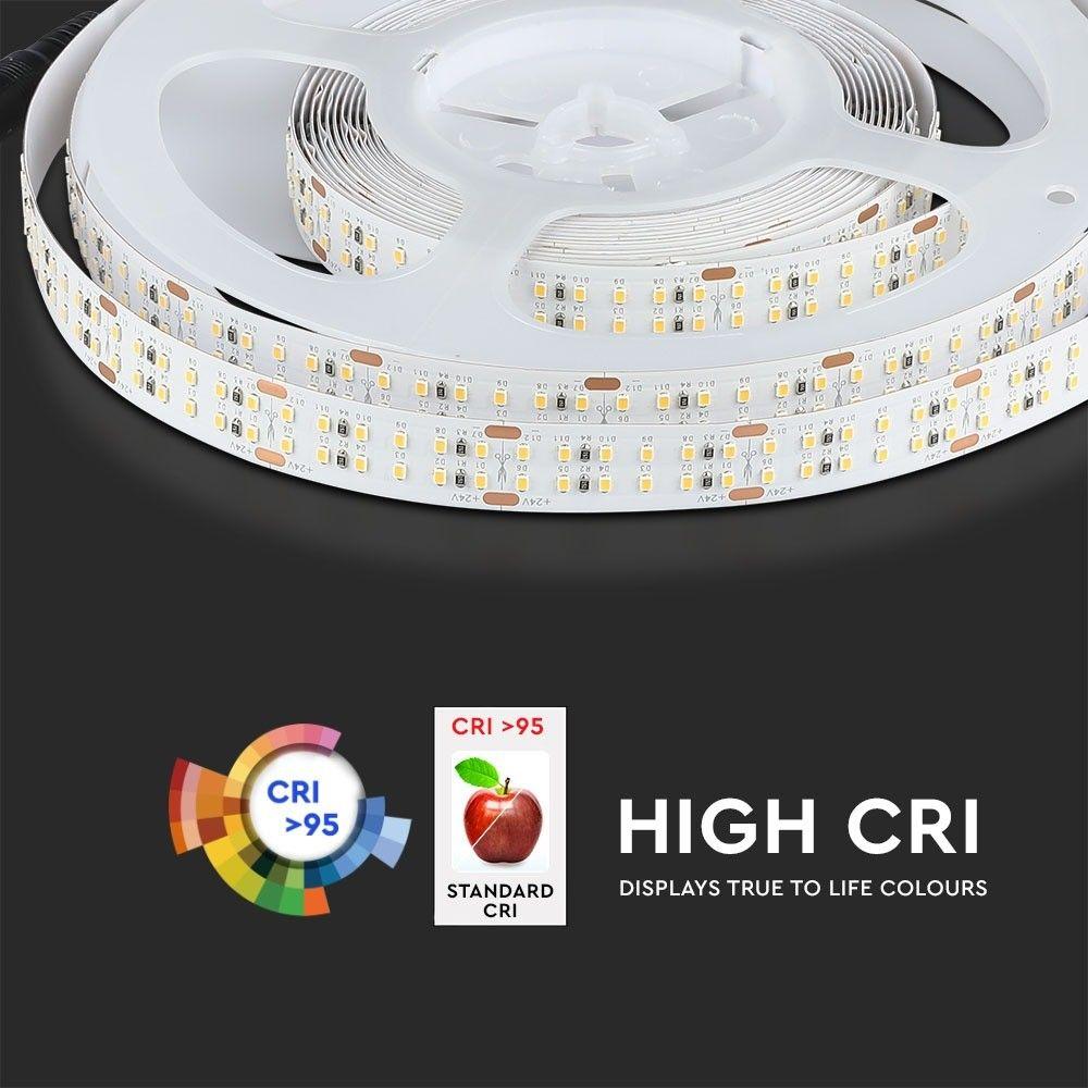 VT-2216-360 360LED'S LED STRIP LIGHT WITH 3000K IP20 30W/M (5M/ROLL)(PRICE PER M)