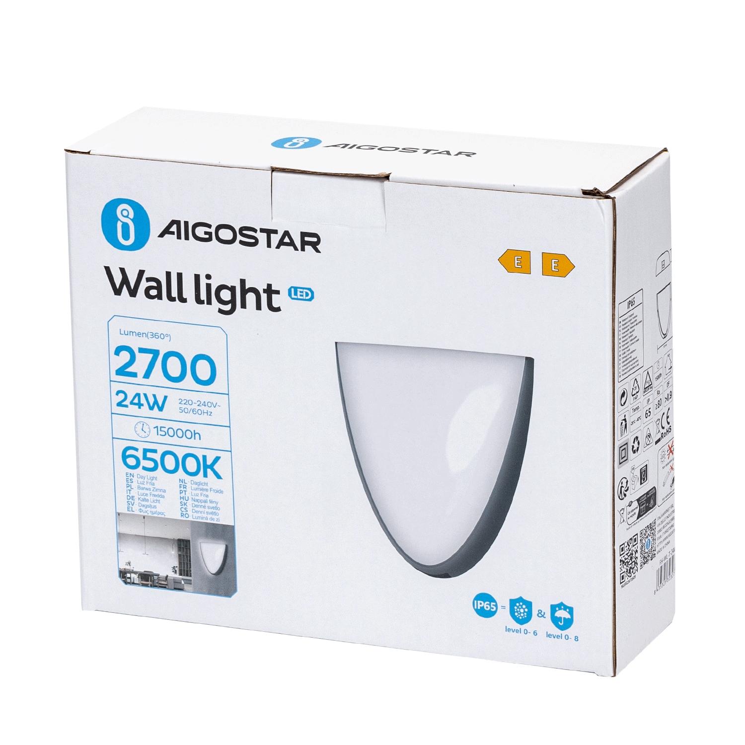 Moisture-proof Wall Light 24W 6500K