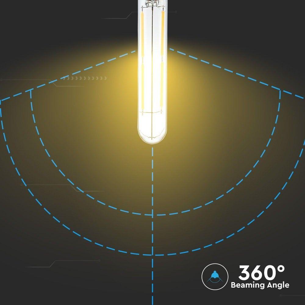 VT-2204 4W LED T20 LED FILAMENT BULB -CLEAR GLASS 4000K E14