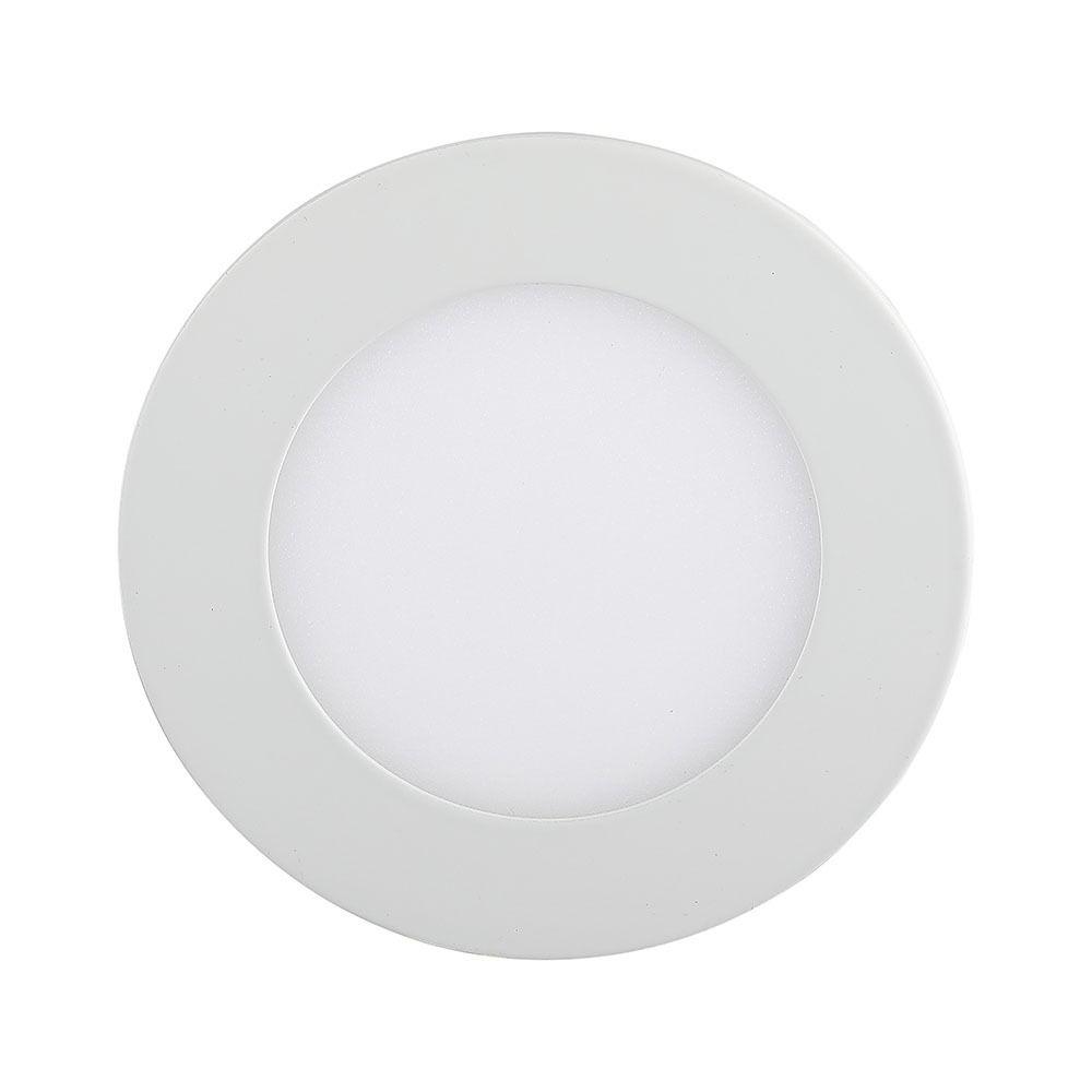 6W Panel LED, Barwa:3000K, Okrągła, VTAC, SKU 4854