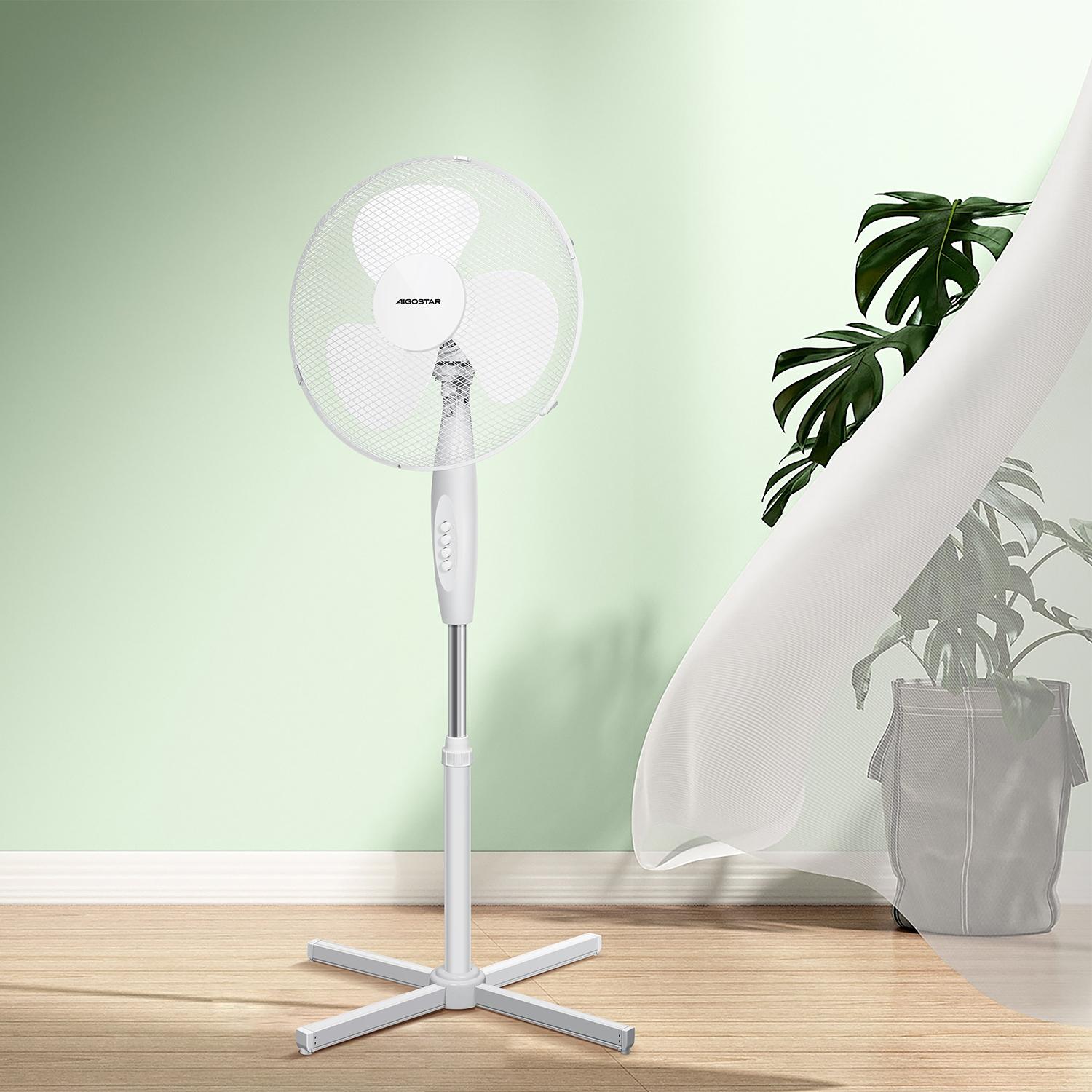 16-inch 3-blade mechanical stand fan (MOQ: 2)