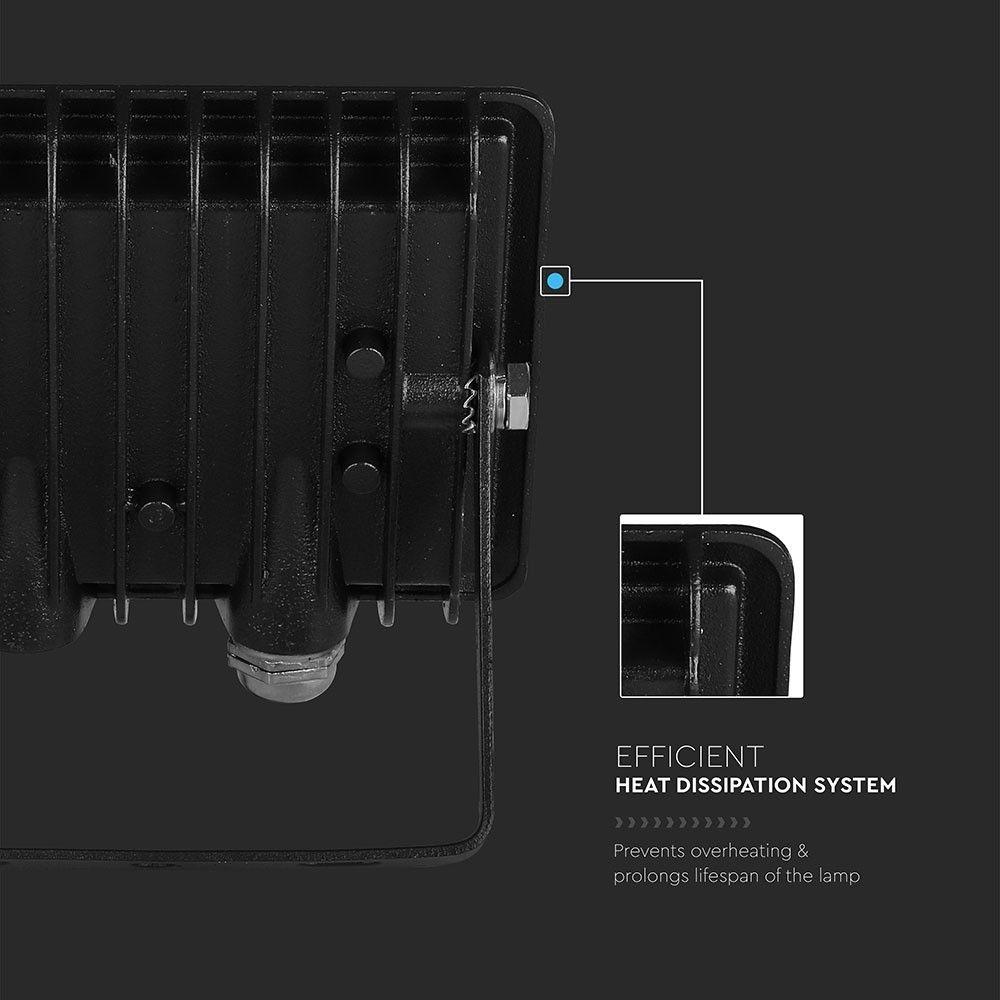 VT-4011 10W SMD FLOODLIGHTS 4000K BLACK BODY